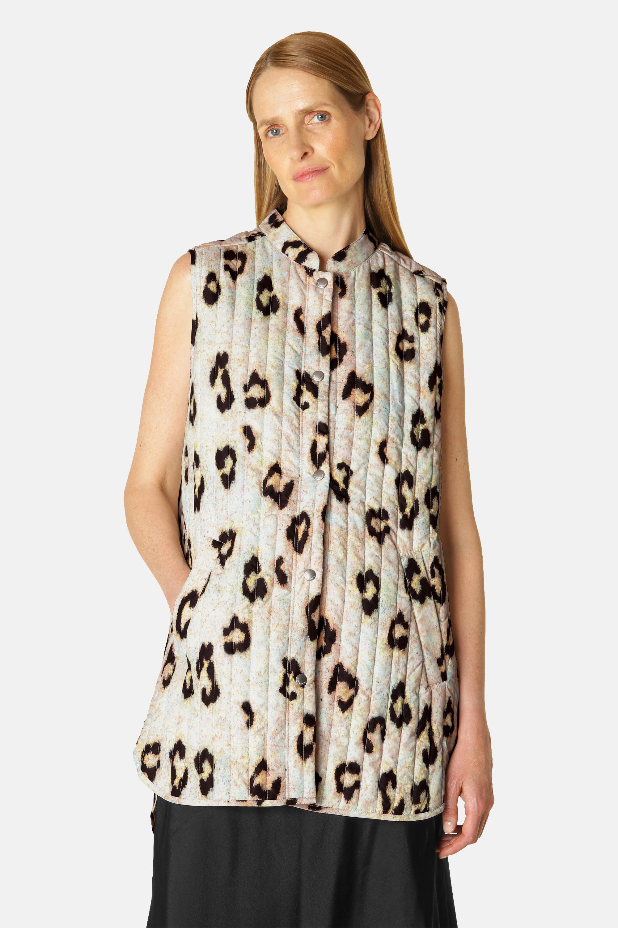 Ilse Jacobsen Hornbæk Outerwear Steppweste Vest 760 Leopard